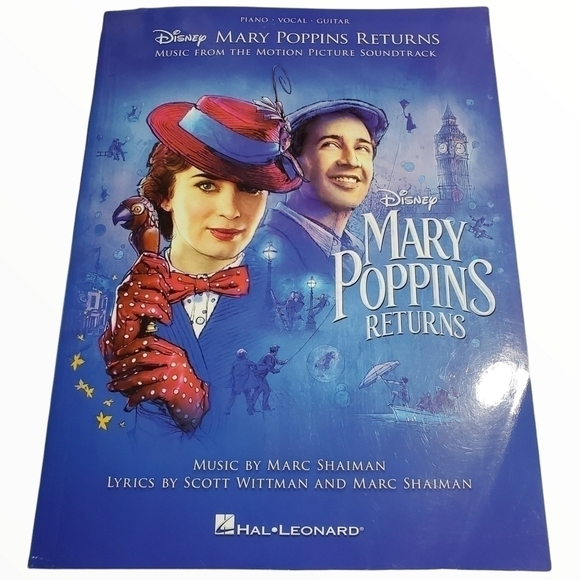 Disney Mary Poppins Returns Book Music from the motion picture soundtrack - Picture 1 of 7